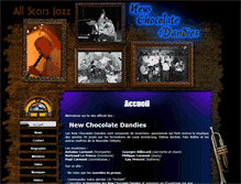 Tablet Screenshot of new-chocolate-dandies.fr
